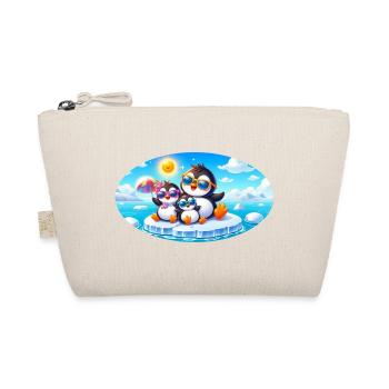 Funny Penguins - Organic Pouch - nature - Front
