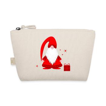 Wichtel wichteln Wichtelgeschenk Weihnachten - Bio-Täschchen - Natur - Vorne