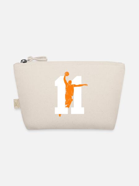 NUMMER 11 BASKETBALL 11. GEBURTSTAG - Bio-Täschchen - Natur