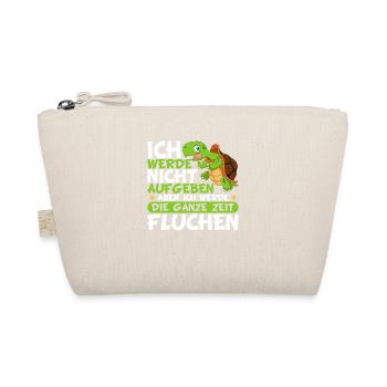 Ich Werde Nicht Aufgeben Die Ganze Zeit Fluchen - Bio-Täschchen - Natur - Vorne