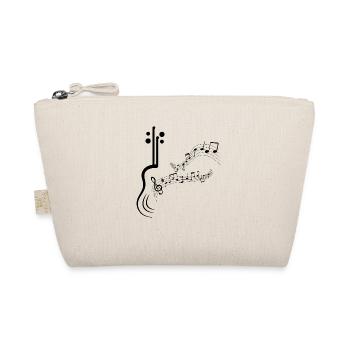 Musiknoten Musik Musiker Notenschlüssel Noten - Bio-Täschchen - Natur - Vorne