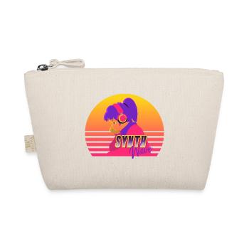 Synthwave Girl - Organic Pouch - nature - Front