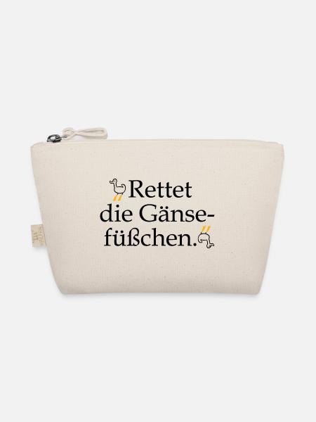 Rettet die Gänsefüßchen! - Bio-Täschchen - Natur