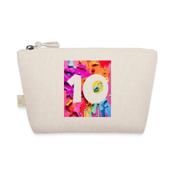 NON. 10 NUMÉRO 10 COLORÉ 10E ANNIVERSAIRE - Trousse biologique - nature - Devant