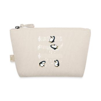 Musical penguins on music bar - Organic Pouch - nature - Front