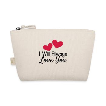 Love you - Bio-Täschchen - Natur - Vorne