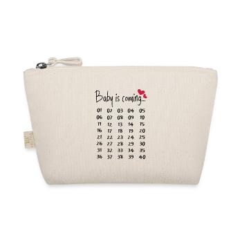 Funny pregnancy pregnant gift parents - Organic Pouch - nature - Front
