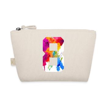 NUMBER 8 YEARS OLD 8TH BIRTHDAY - Organic Pouch - nature - Front
