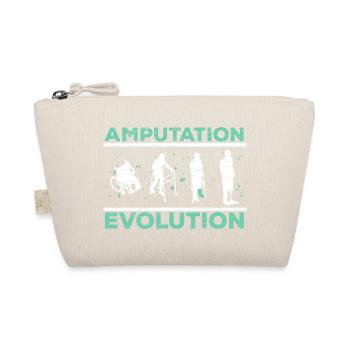 Amputation Evolution Amputierter Amputierte Chirur - Bio-Täschchen - Natur - Vorne