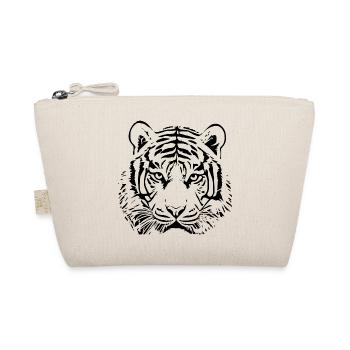 Tigerkopf Katze Tigers - Bio-Täschchen - Natur - Vorne