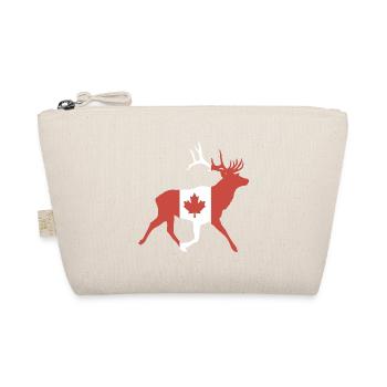 Cerf avec drapeau canadien - Trousse biologique - nature - Devant