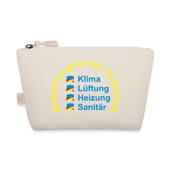 Klima Lüftung Heizung Sanitär - Meisterlich - Bio-Täschchen - Natur - Vorne