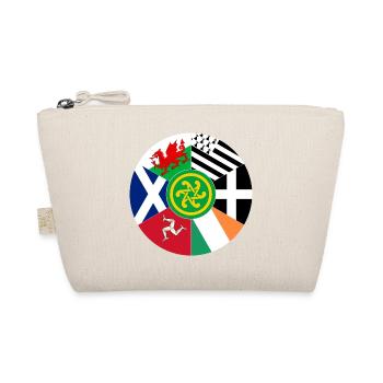 Celtic Nations Flags, Pan Celtic, Wales, Scotland - Organic Pouch - nature - Front