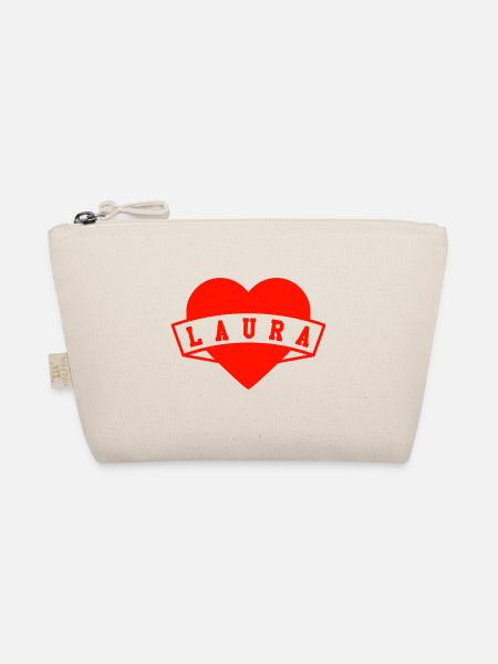 Vorname Laura - Bio-Täschchen - Natur