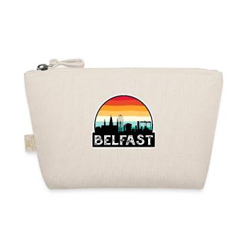 Belfast Nordirland Flagge Skyline Reise Souve - Bio-Täschchen - Natur - Vorne