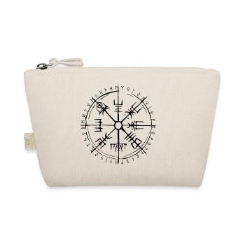 Vegvisir Wikinger Kompass mit Runenkreis - Bio-Täschchen - Natur - Vorne