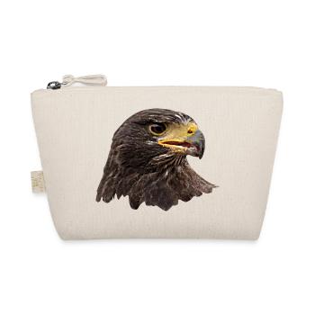 Adler, Falke, Greifvogel aus Falknerei, braun - Bio-Täschchen - Natur - Vorne