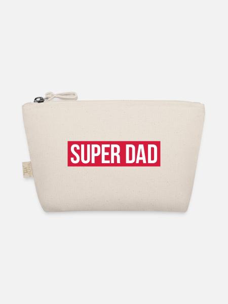 SUPER DAD - Bio-Täschchen - Natur