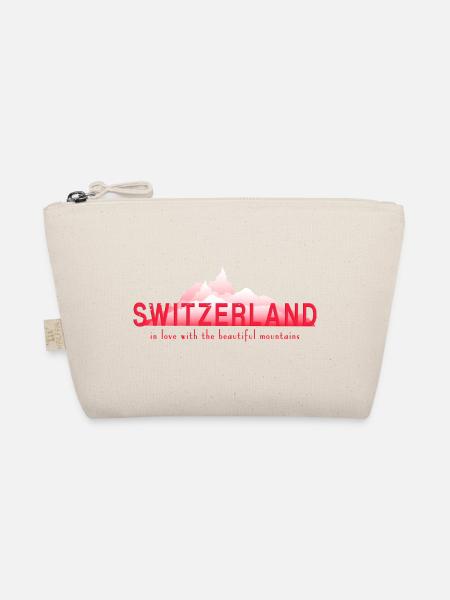 switzerland mountains - Bio-Täschchen - Natur