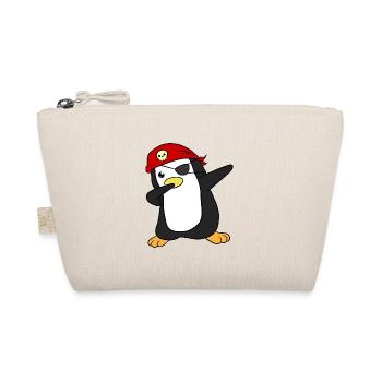 Pirat Pinguin Piraten - Bio-Täschchen - Natur - Vorne