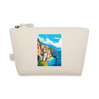 Amalfi Italy Vintage Travel Poster WPA Souvenir - Organic Pouch - nature - Front