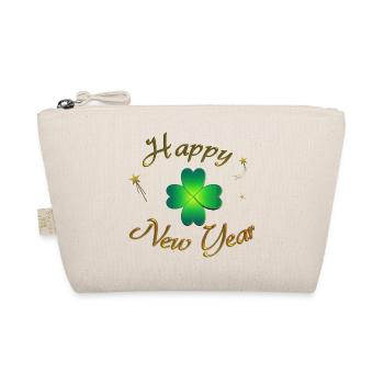 Happy New Year - Bio-Täschchen - Natur - Vorne