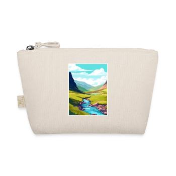 Hohe Tasse Nick Cumbria Vintage Reiseposter WPA - Bio-Täschchen - Natur - Vorne