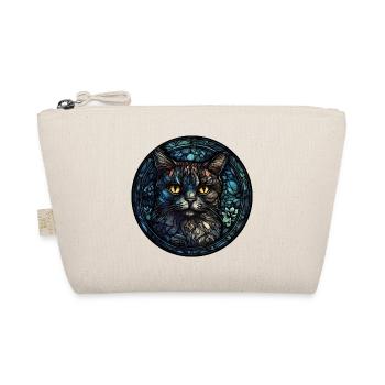 Pixie Bob Katzenrasse Aquarellglas - Bio-Täschchen - Natur - Vorne