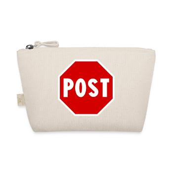 Post Road Sign - Bio-Täschchen - Natur - Vorne