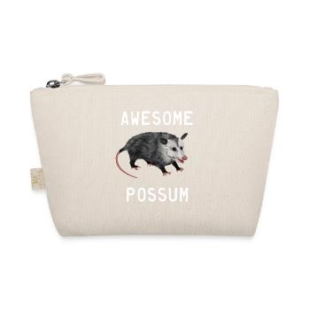 Awesome Possum - Opossum Wortspiel - Bio-Täschchen - Natur - Vorne