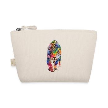 Multicolour leopard - Organic Pouch - nature - Front