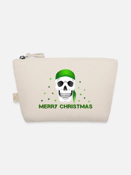 Merry Christmas - Bio-Täschchen - Natur