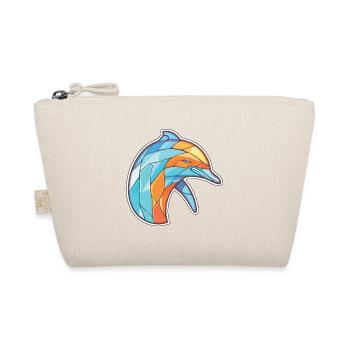 Delphin Bunte Aquarell-Tierillustration - Bio-Täschchen - Natur - Vorne