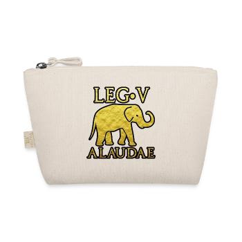 LEGIO V Alaudae ROM ROMA SOLDAT SPQR GOLD - Bio-Täschchen - Natur - Vorne