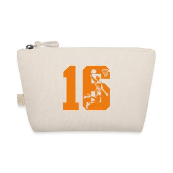 NUMBER 16 BASKETBALL 16TH BIRTHDAY - Organic Pouch - nature - Front