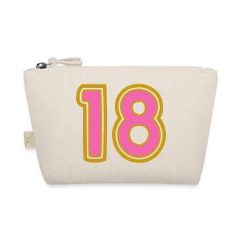 18. 18 YEARS OLD. 18th ANNIVERSARY - Organic Pouch - nature - Front