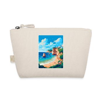 Algarve Portugal Vintage Reiseplakat Souvenir - Bio-Täschchen - Natur - Vorne