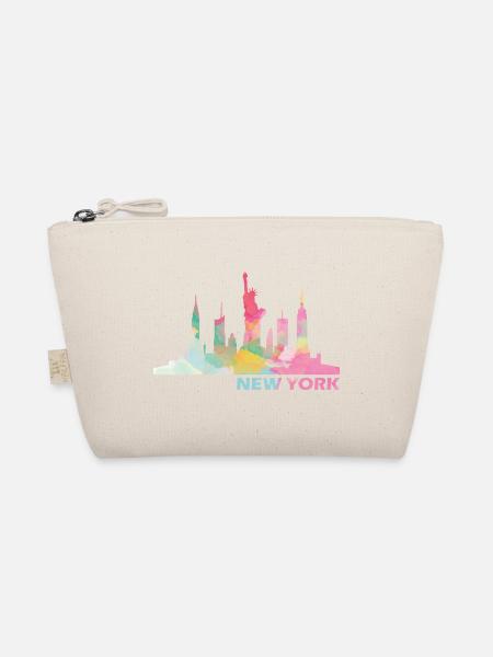 New York - Bio-Täschchen - Natur