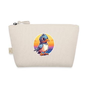 Jay Lustige Karikatur Kawaii Beach Illustration - Bio-Täschchen - Natur - Vorne