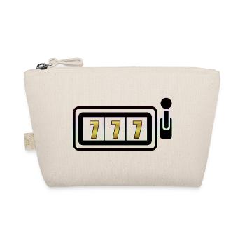 Spielautomat mit Jackpot (777) - Bio-Täschchen - Natur - Vorne