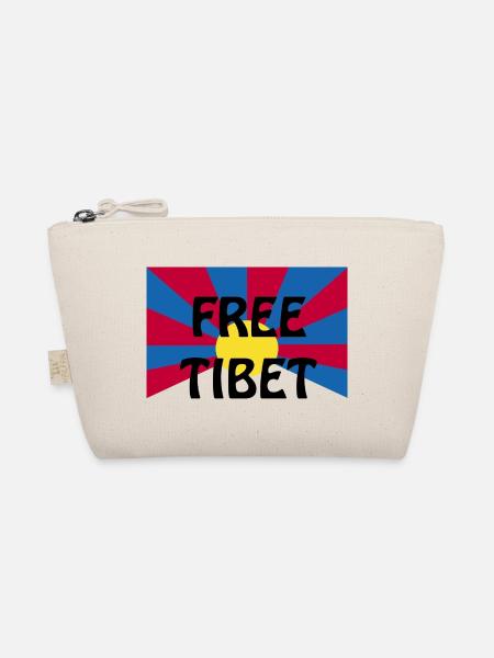 free tibet - Bio-Täschchen - Natur