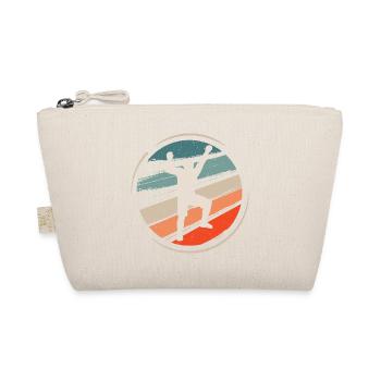 Klettern Vintage Bouldern Climbing Kletterer - Bio-Täschchen - Natur - Vorne