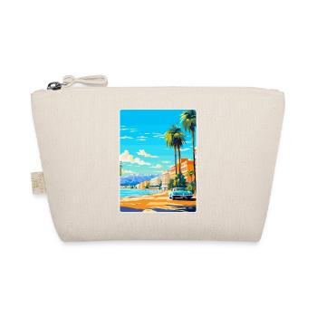 Cannes France Vintage Travel Poster WPA Souvenir - Organic Pouch - nature - Front