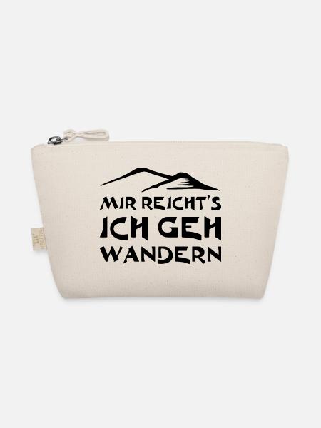 Mir reicht's ich gehe wandern - Bio-Täschchen - Natur