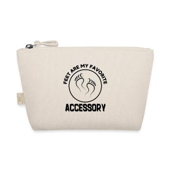 Füße sind mein liebstes Accessoire - Bio-Täschchen - Natur - Vorne