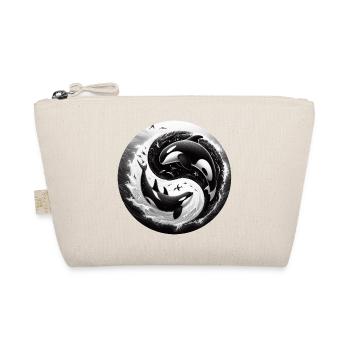 Yin and Yang Orca - Organic Pouch - nature - Front