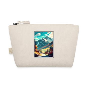 Mayrhofen Autriche Vintage voyage affiche Souvenir - Trousse biologique - nature - Devant