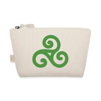 Keltisches Symbol - Bio-Täschchen - Natur - Vorne