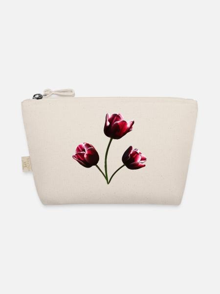 Tulpen weinrote Tulpe - Bio-Täschchen - Natur