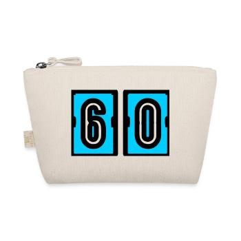 60. 60. GEBURTSTAG. GEBURTSTAG 60 JAHRE. 60 - Bio-Täschchen - Natur - Vorne